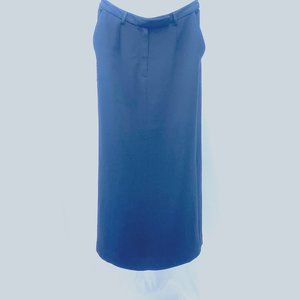 Amanda Smith Women's Long Black Pencil Skirt Straight w/ Pockets Semi-Casual 10